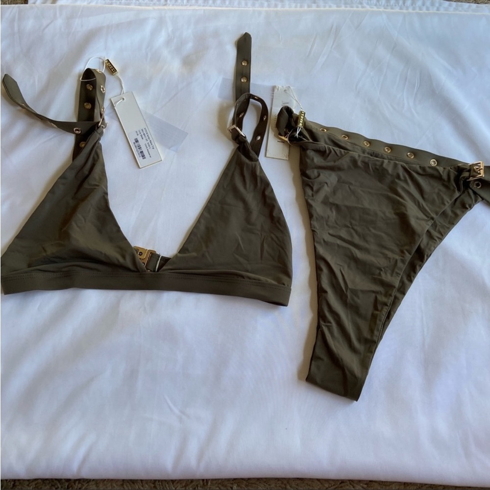 Meshki olive bikini size Large!